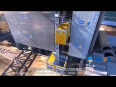 র্যাক এবং পিনিয়ন নির্মাণ উত্তোলন, খাঁচার লম্বা পাশে তৃতীয় দরজা